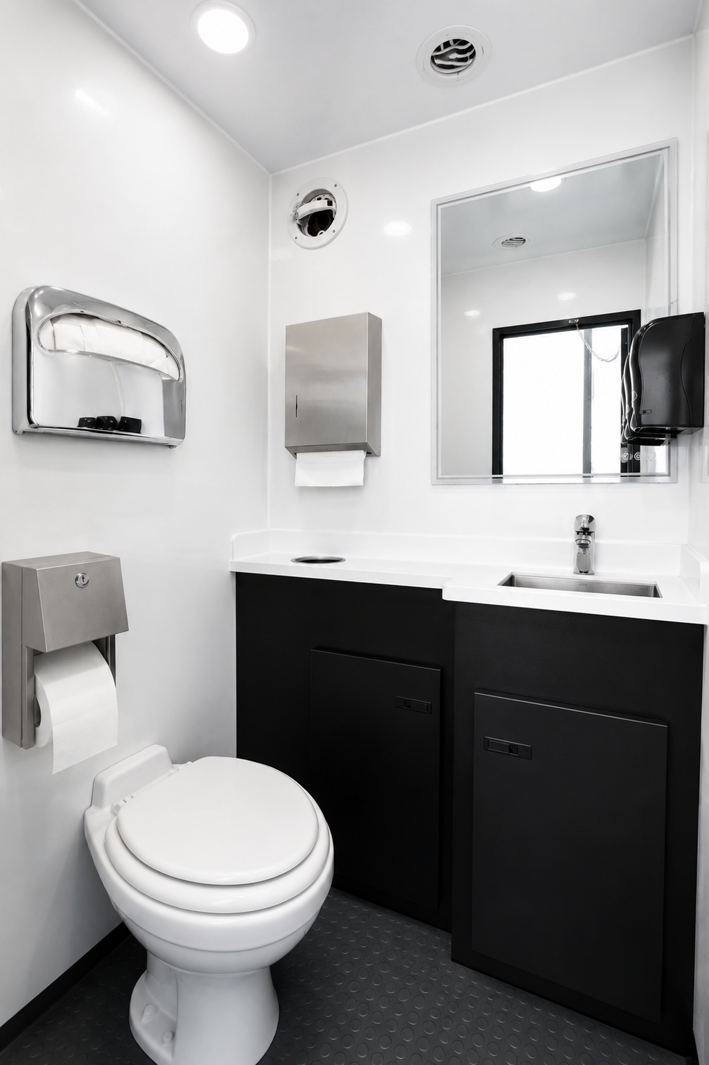 Interior · full-height mirror